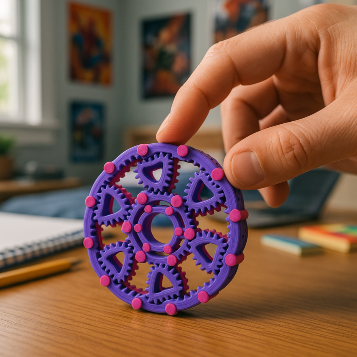 Extensive 3D Spinner - Bambu Lab Printing