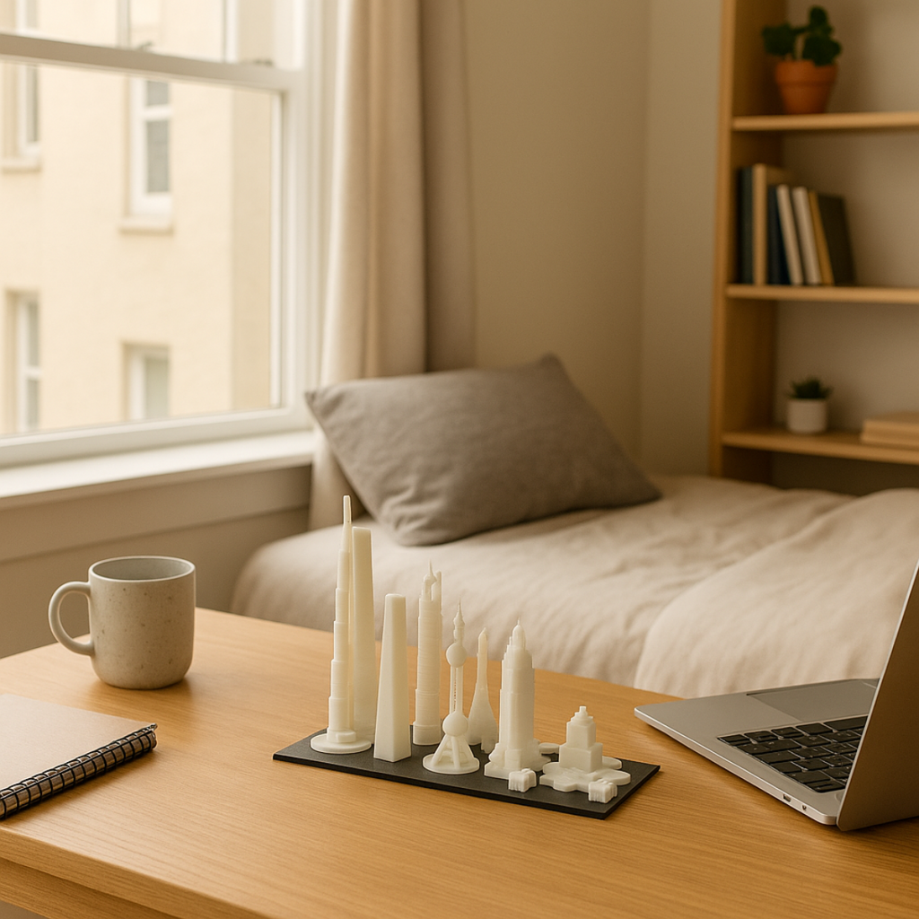 Mini Figurines of the World's Tallest Buildings - 3D Printing