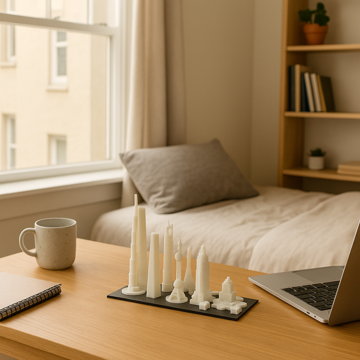 Mini Figurines of the World's Tallest Buildings - 3D Printing