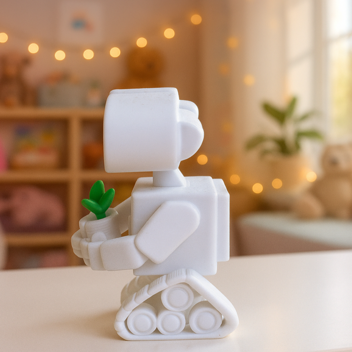 3D Printer WALL-E Figure – Iconic Robot with Plant