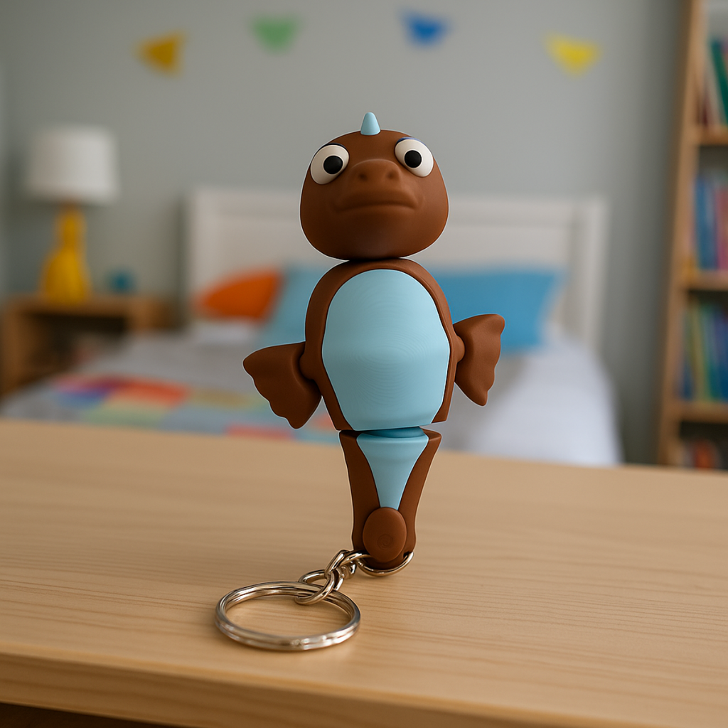 3D Keychain – Seahorse in Fairy Style