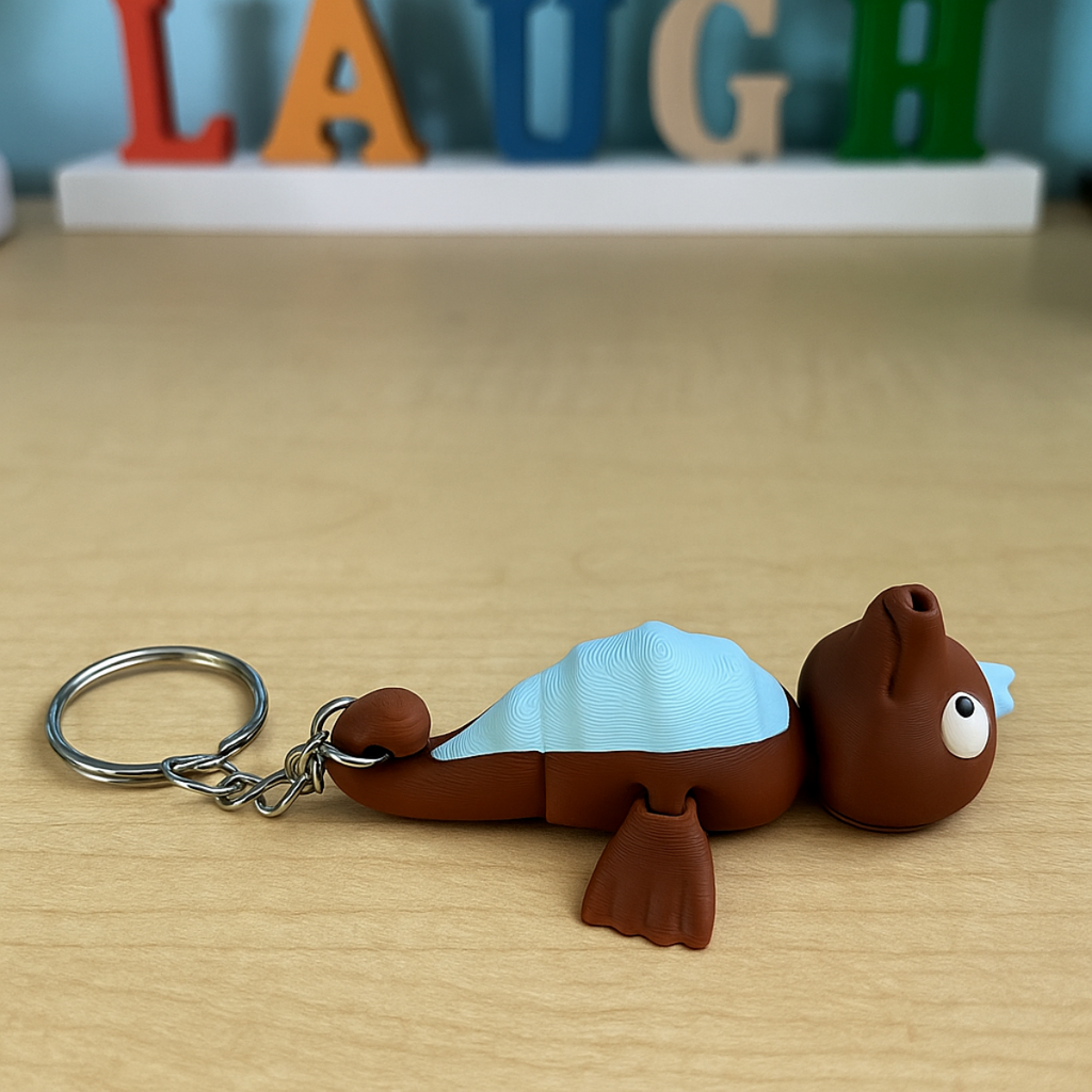 3D Keychain – Seahorse in Fairy Style