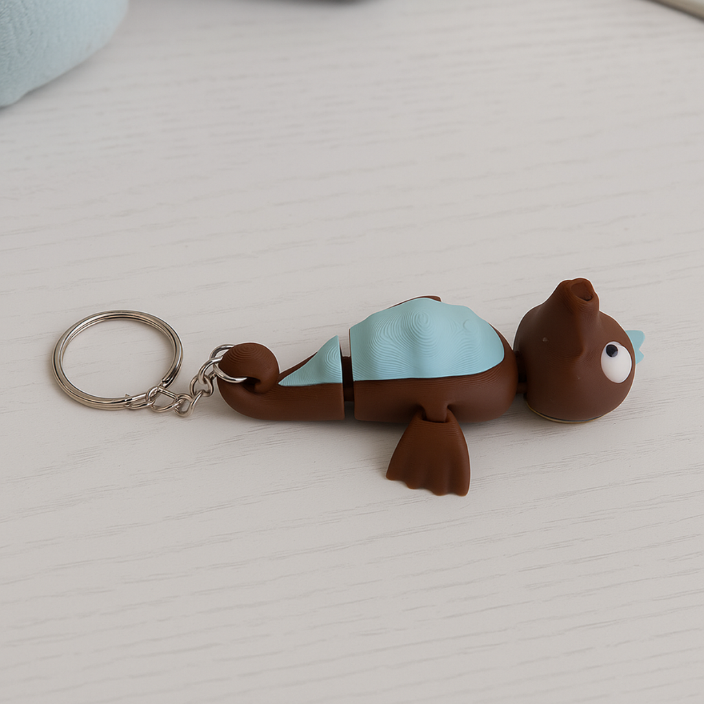 3D Keychain – Seahorse in Fairy Style