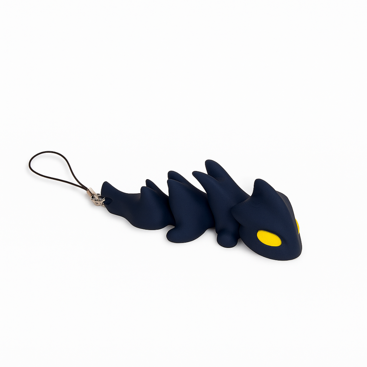 Little Black Dragon – 3D Keychain with Moving Body