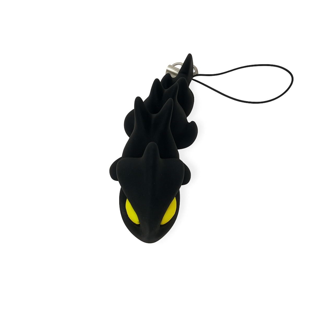Little Black Dragon – 3D Keychain with Moving Body