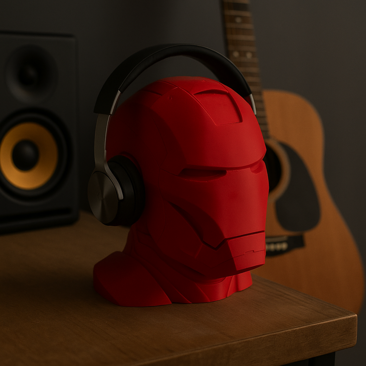 Iron Man Head - Headphone Stand - 3D Printing
