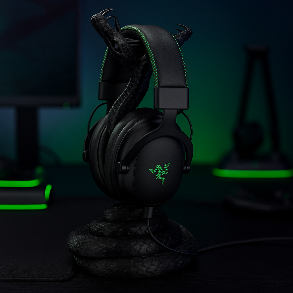 3D Headphone Holder – Snake Ready to Attack