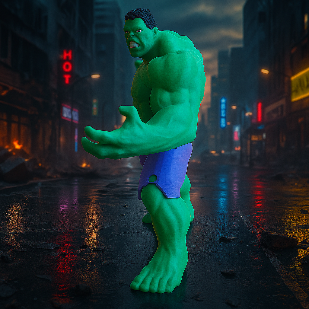 Hulk Figure - 3D Printing