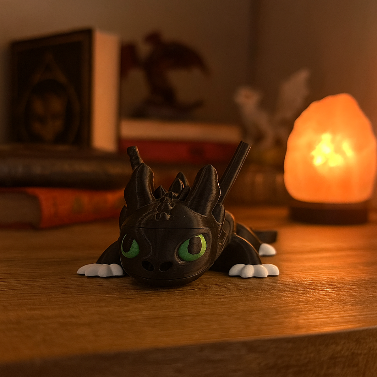 Toothless Keychain - 3D with Moving Elements