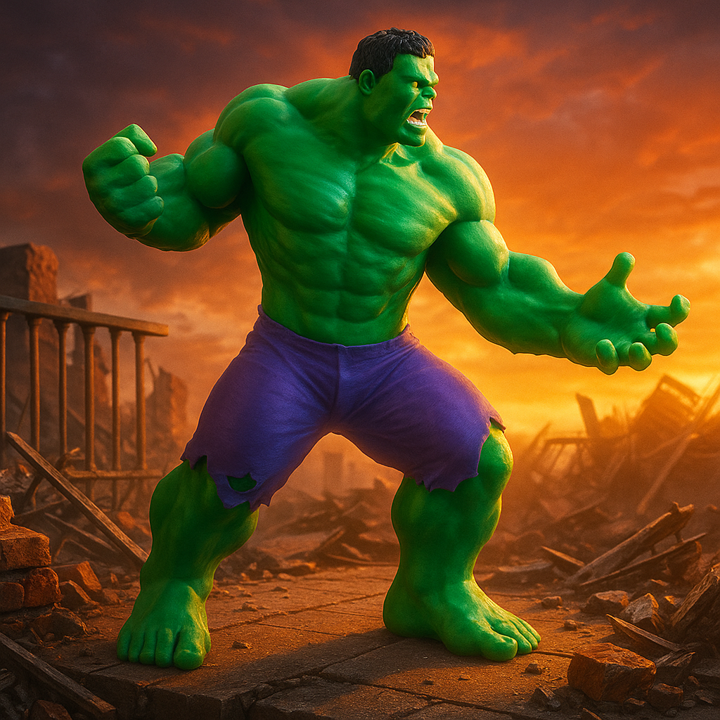 Hulk Figure - 3D Printing