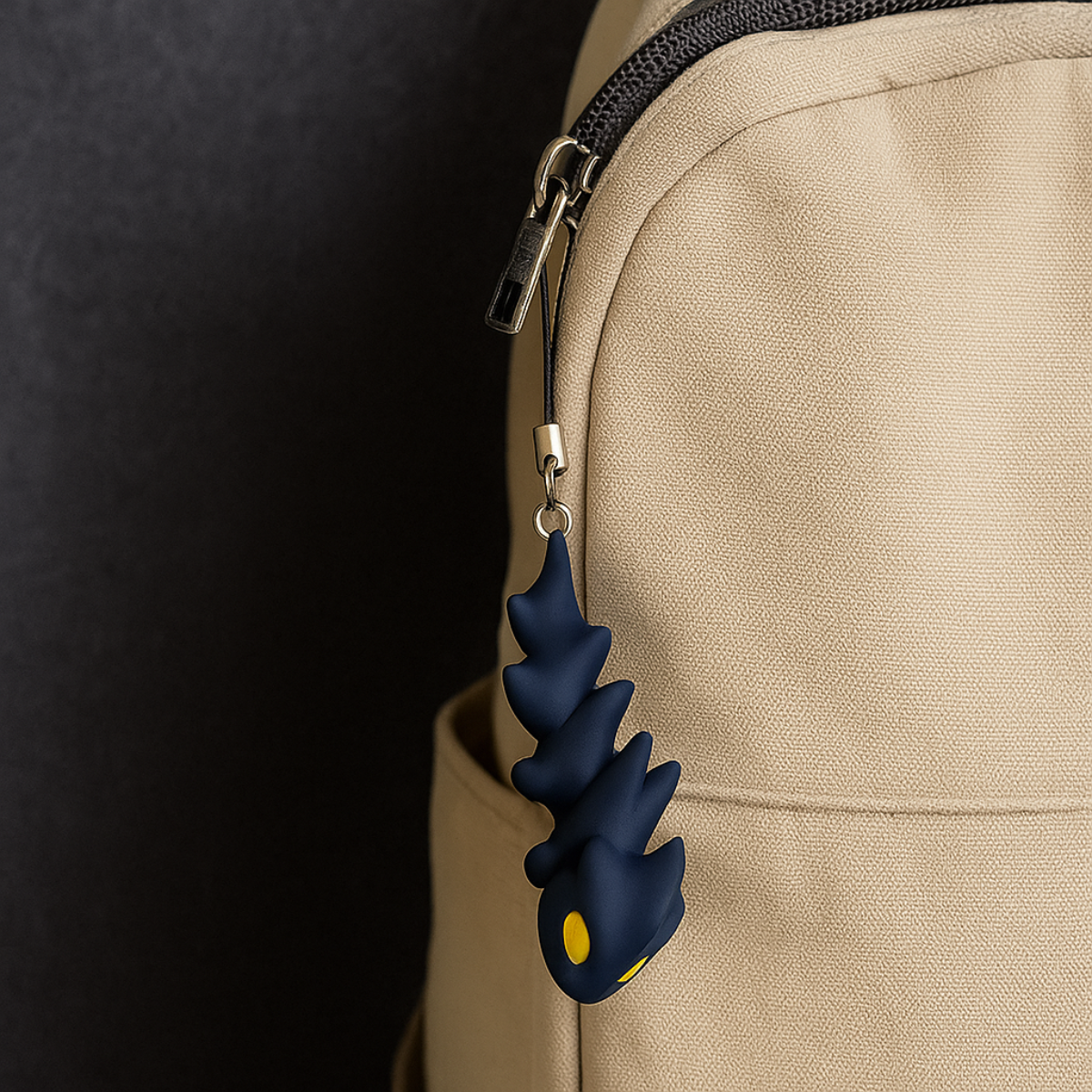 Little Black Dragon – 3D Keychain with Moving Body