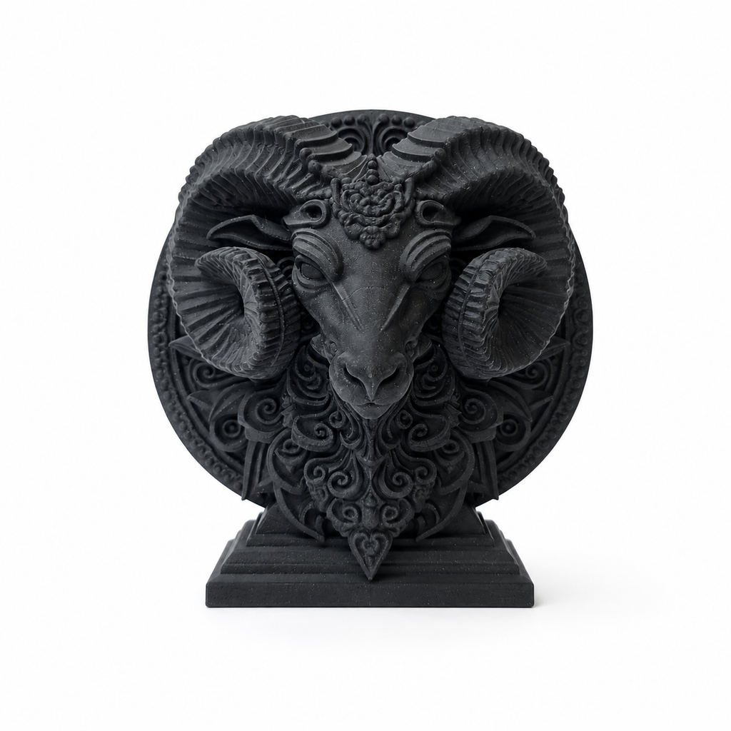 3D Figurine - Ram Head