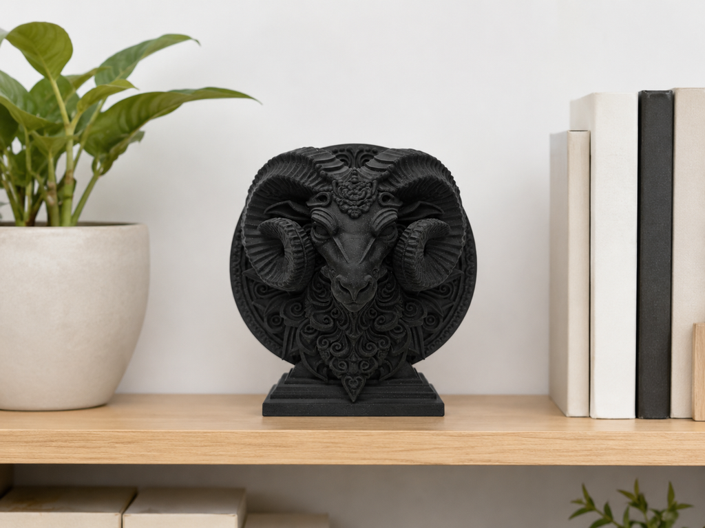 3D Figurine - Ram Head