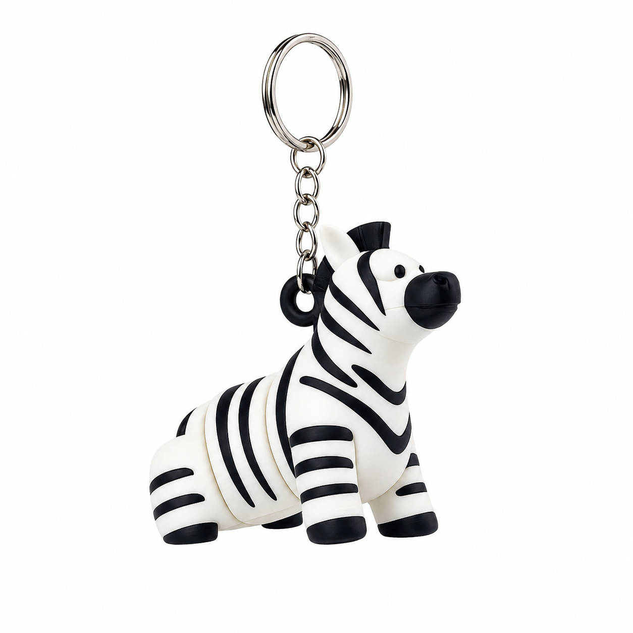 3D Keychain - Zebra
