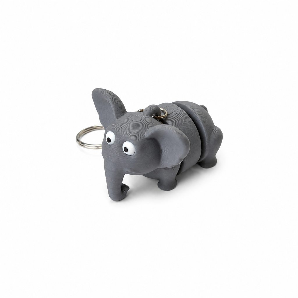 3D Keychain - Elephant