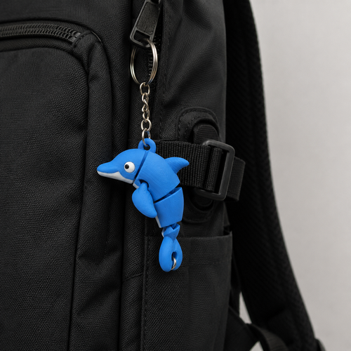3D Keychain - Dolphin