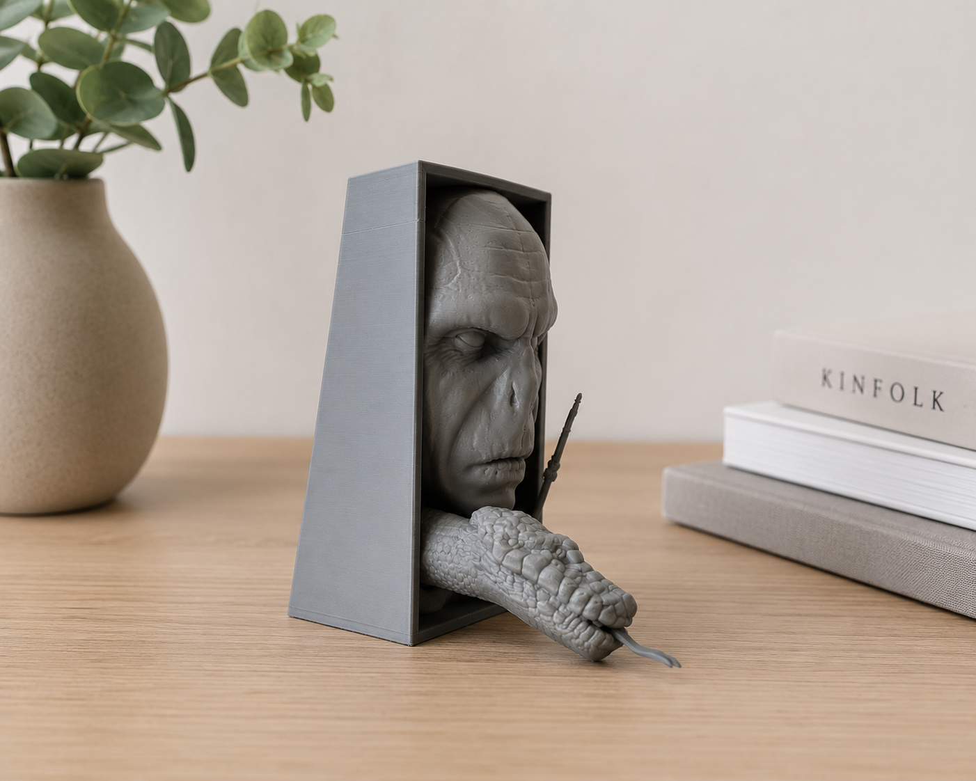 3D Book Nook – Lord Voldemort from the Harry Potter Series
