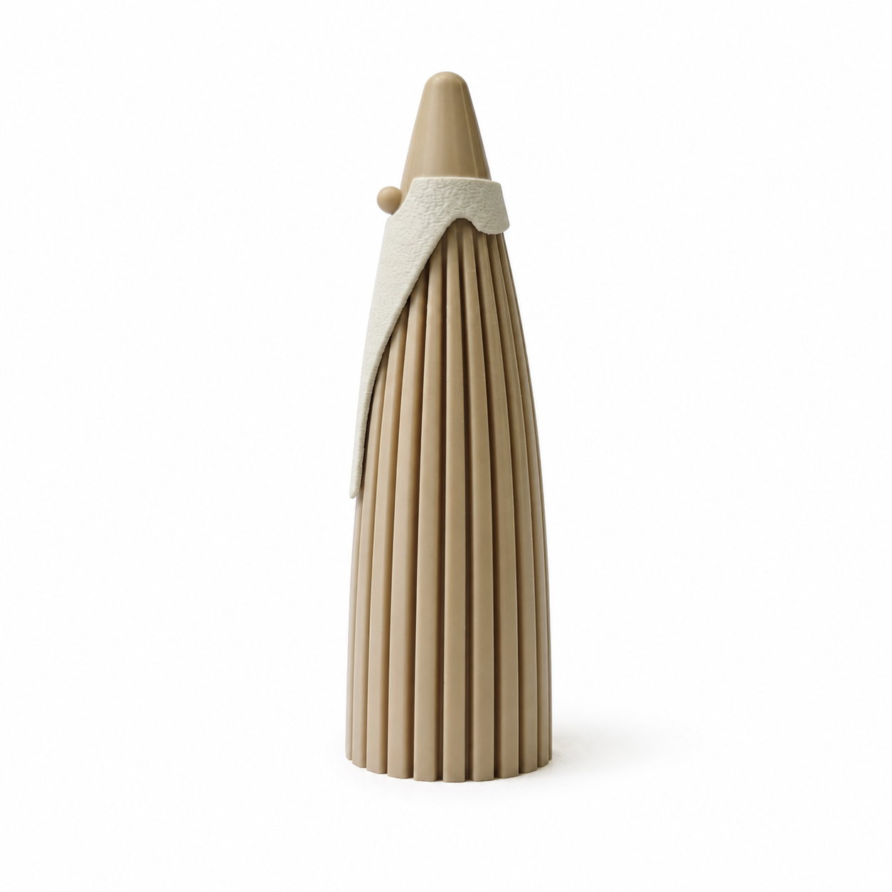 3D Figurine – Beige Santa