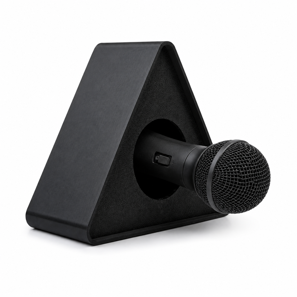 3D Microphone Stand – Triangular