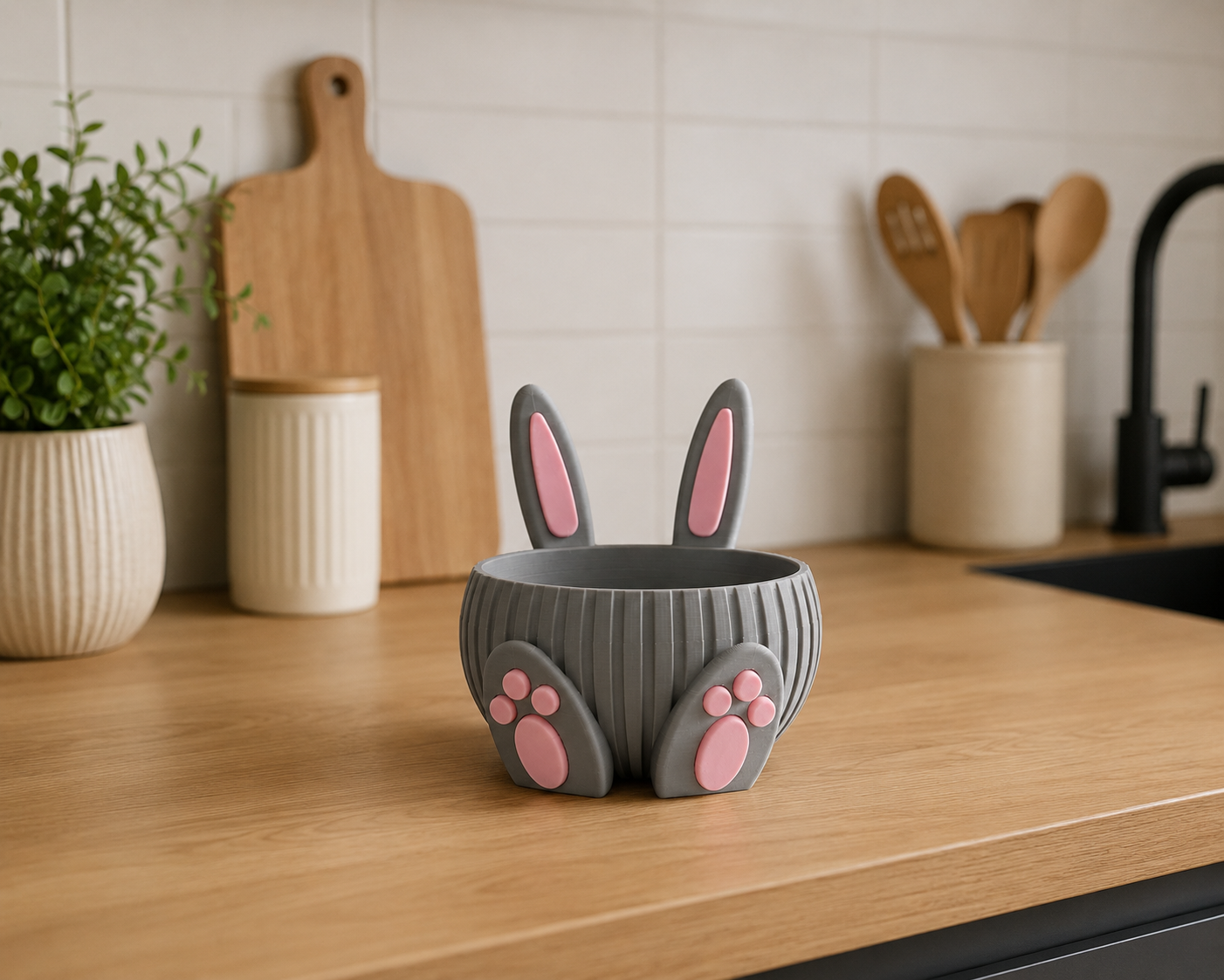 3D Bowl - Bunny