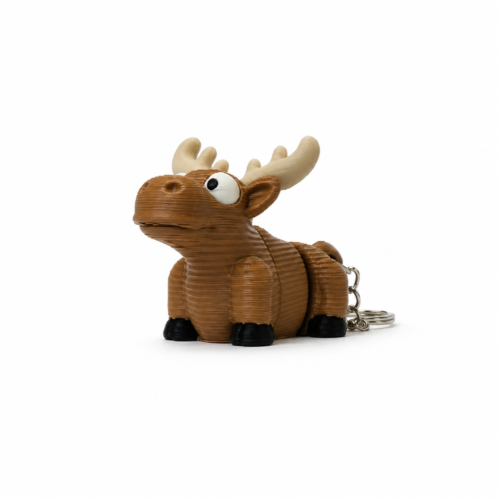 3D Keychain - Moose
