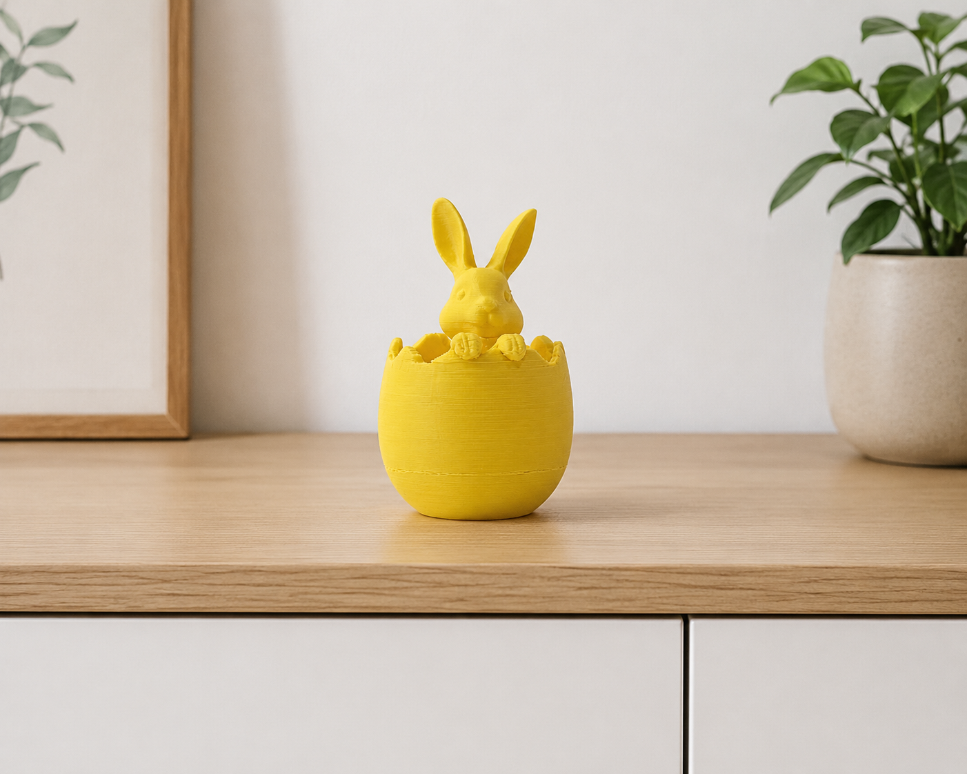 3D Figurine – Rabbit in Egg