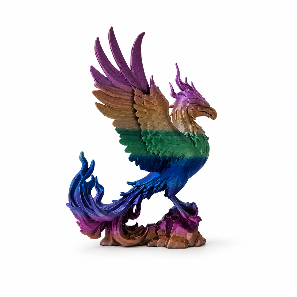 3D Figure – Rainbow Phoenix