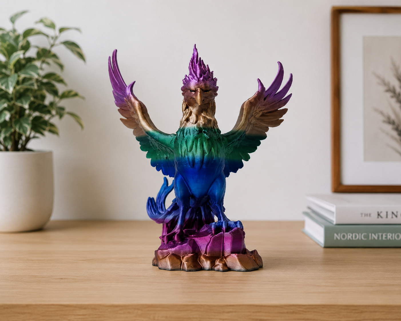 3D Figure – Rainbow Phoenix