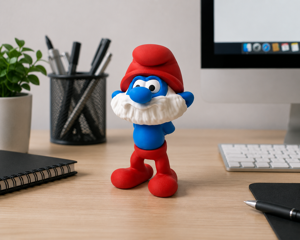3D Figurine – Papa Smurf