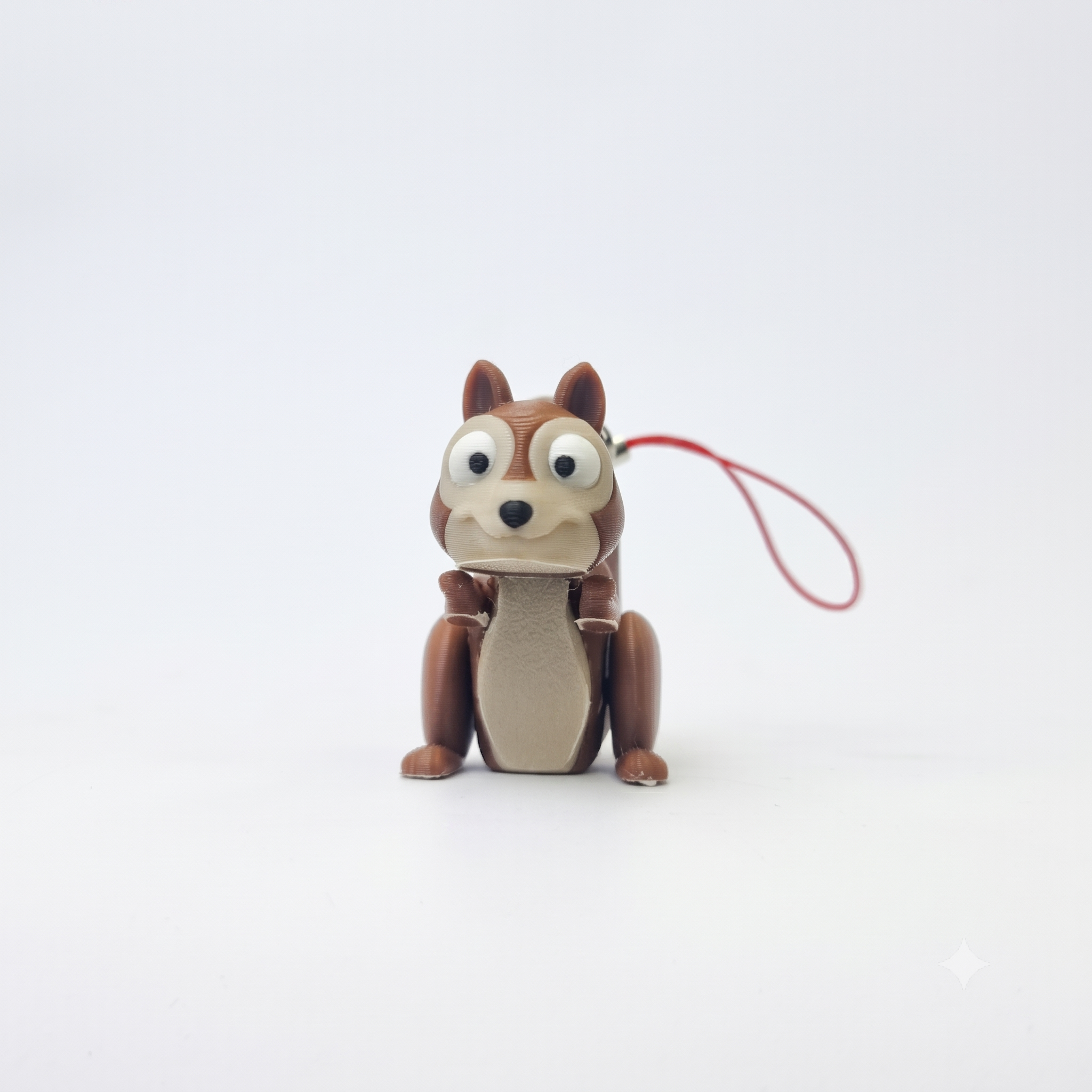 3D Keychain - Squirrel