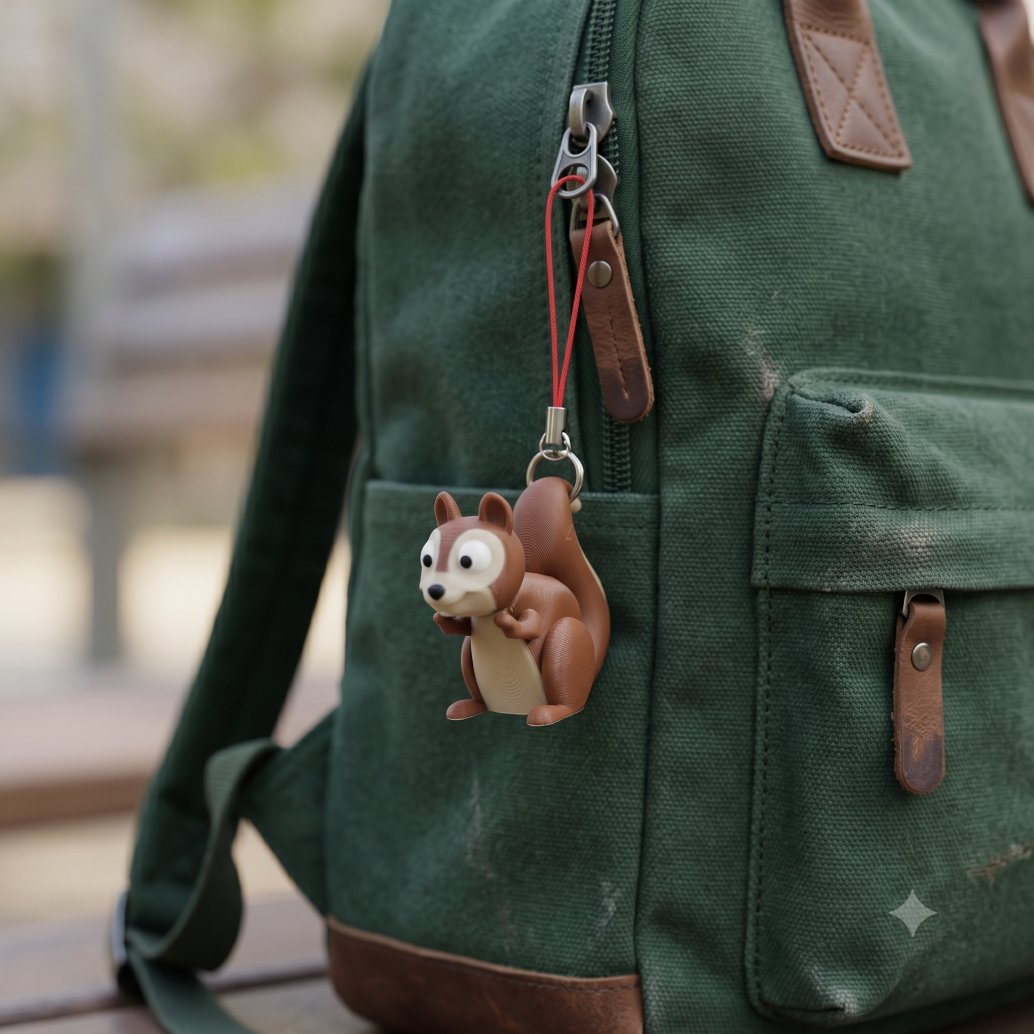 3D Keychain - Squirrel