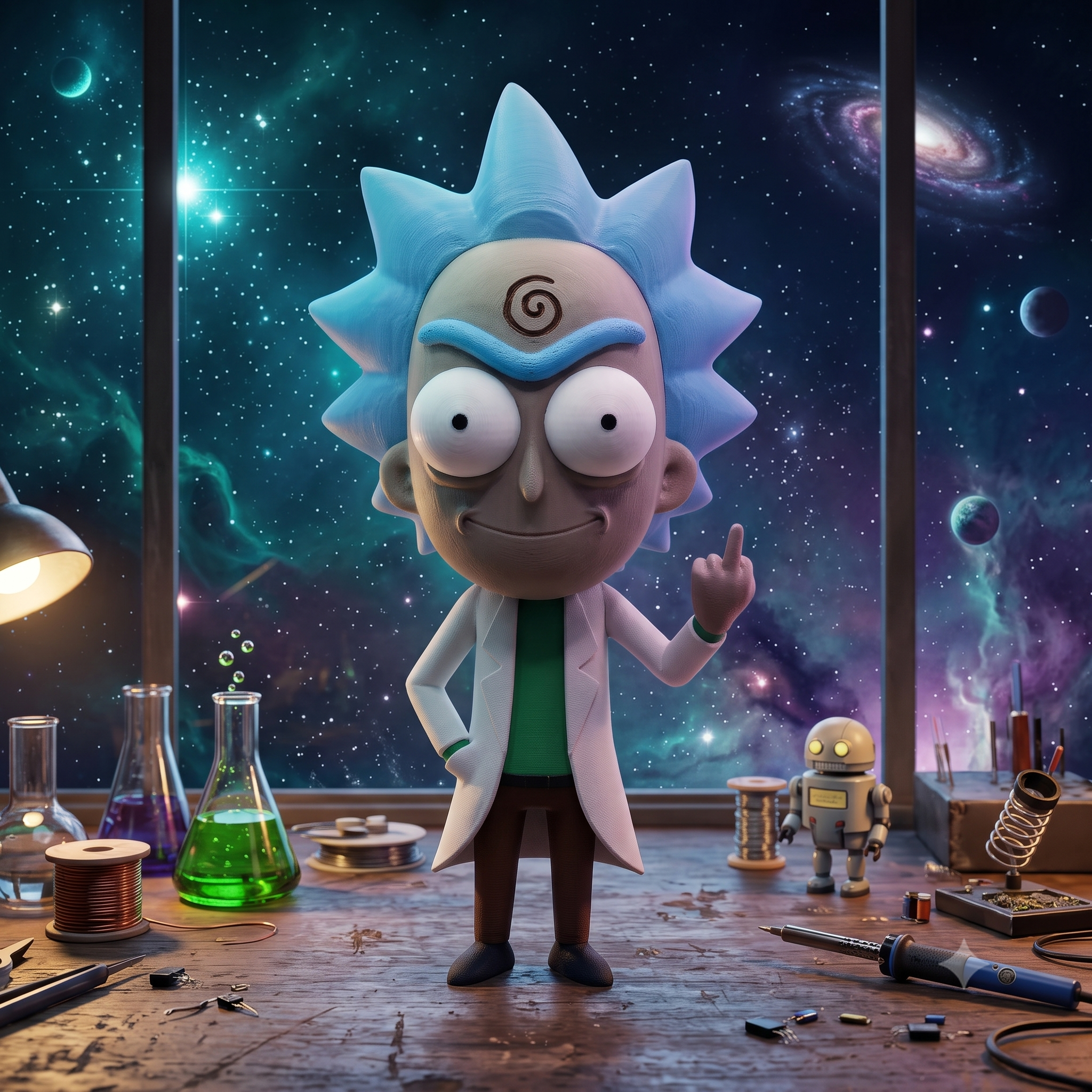 3D Figurine - Rick - Rick&Morty
