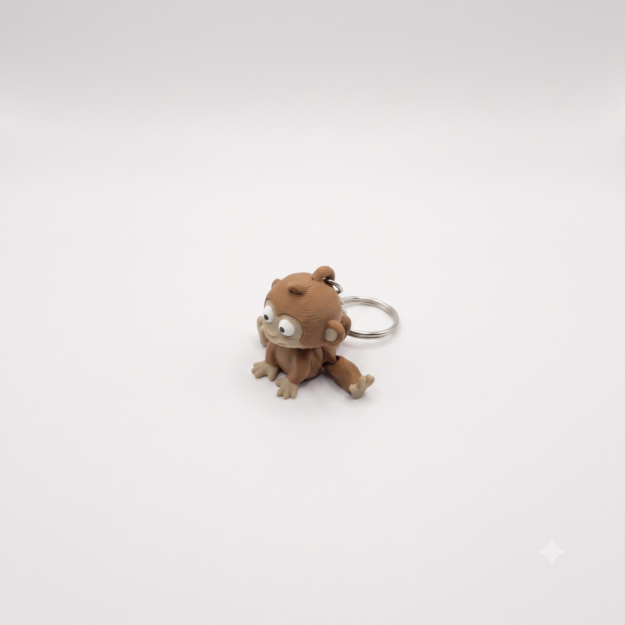 3D Keychain - Monkey