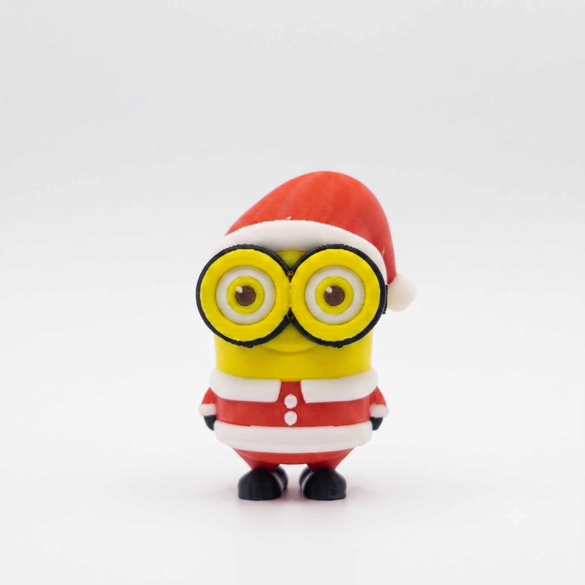 3D Figurine – Minion Dressed as Santa