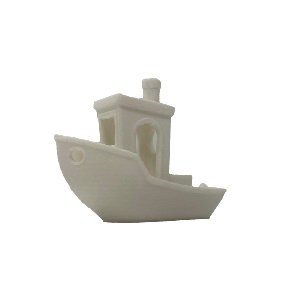 3D Test Ship – Iconic Benchy in White PLA