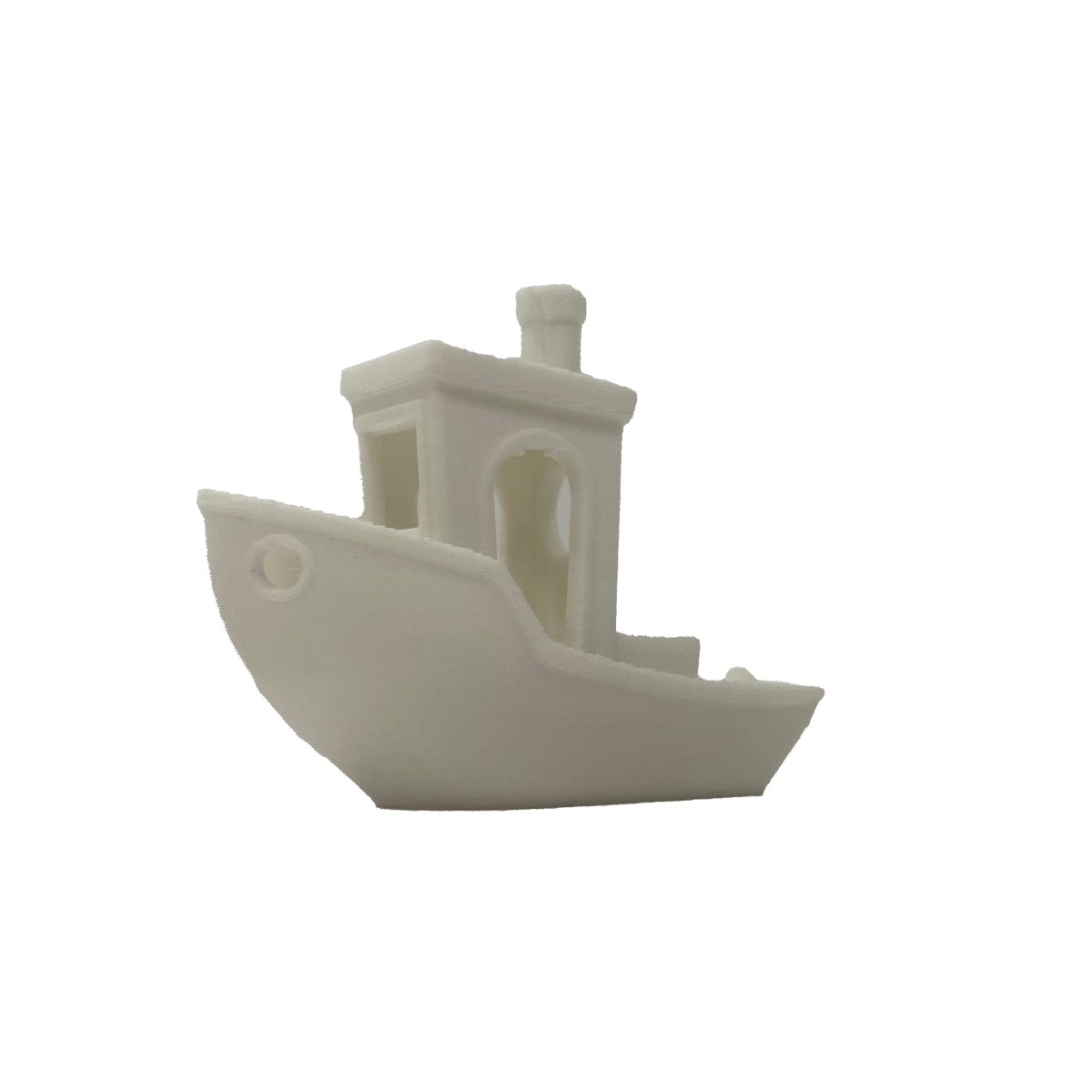 3D Test Ship – Iconic Benchy in White PLA