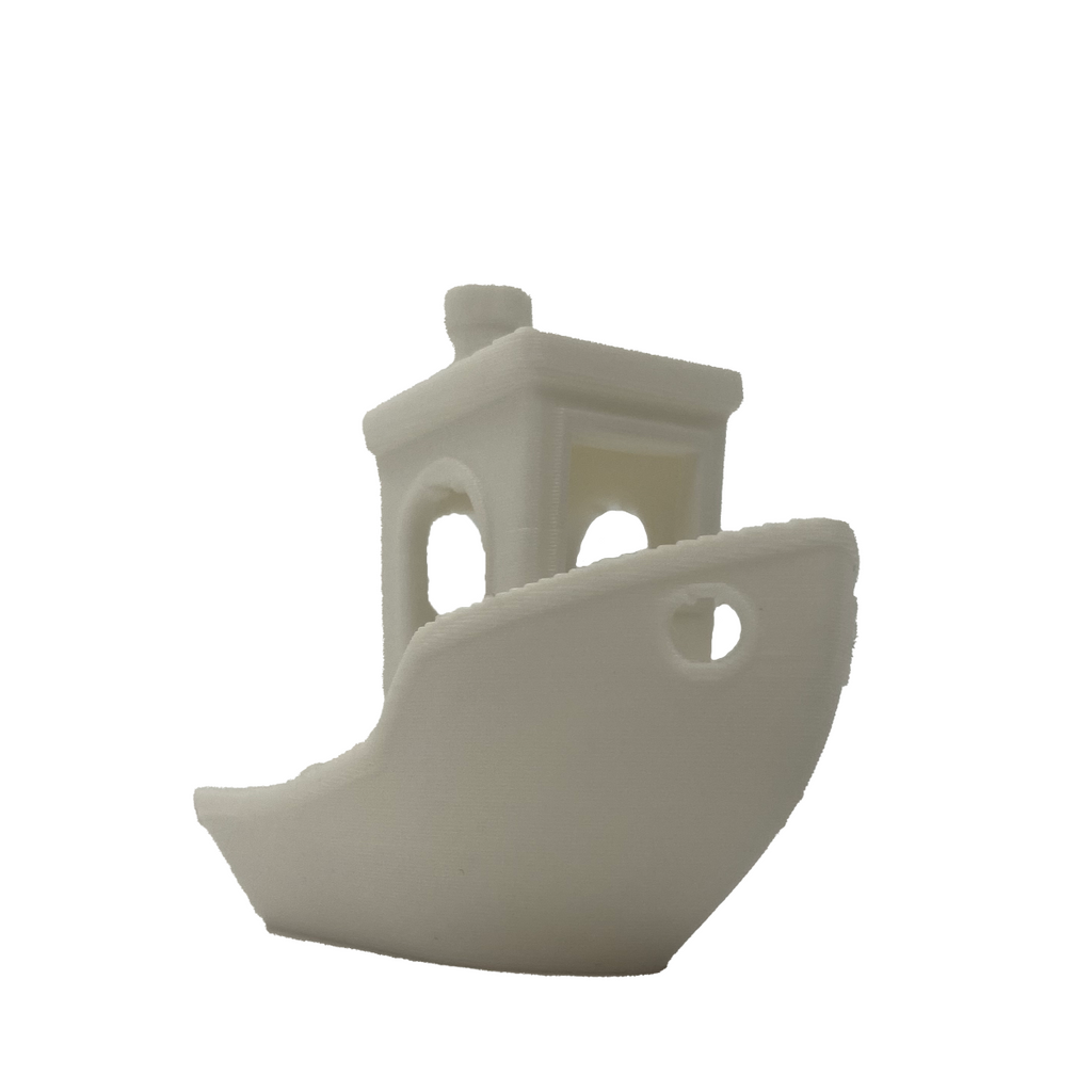 3D Test Ship – Iconic Benchy in White PLA