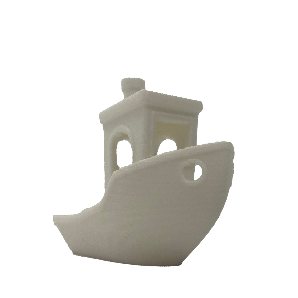 3D Test Ship – Iconic Benchy in White PLA