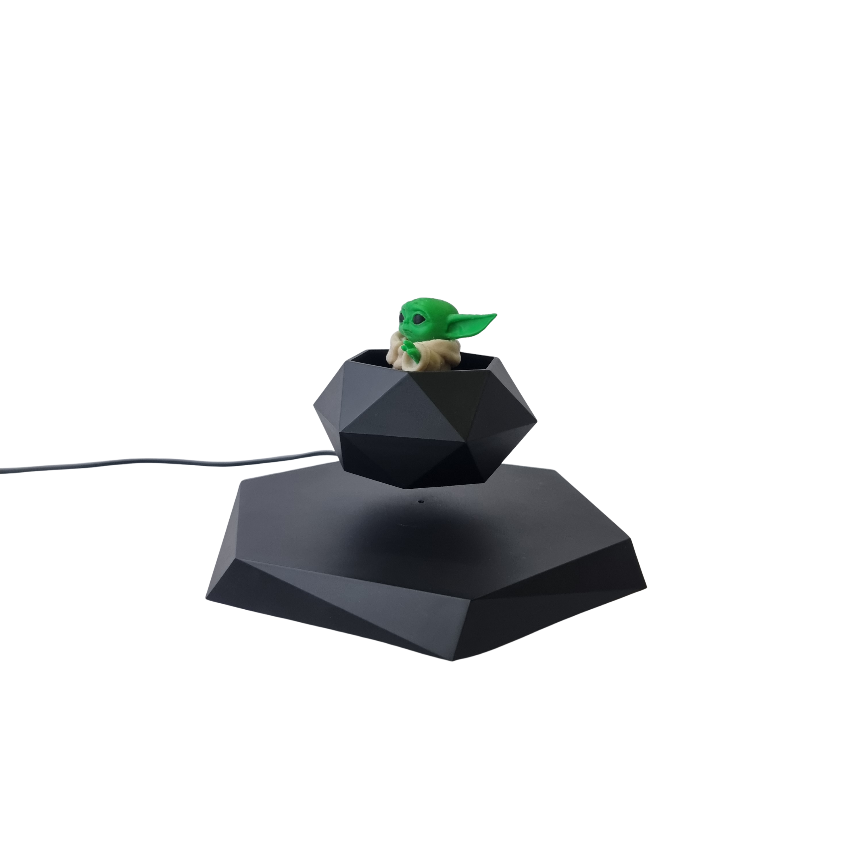 3D Figurine – Baby Yoda in Levitating Cup