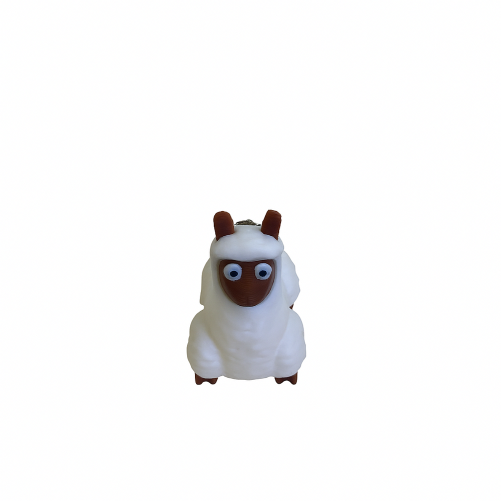 Alpaca 3D – Cute Keychain with Character