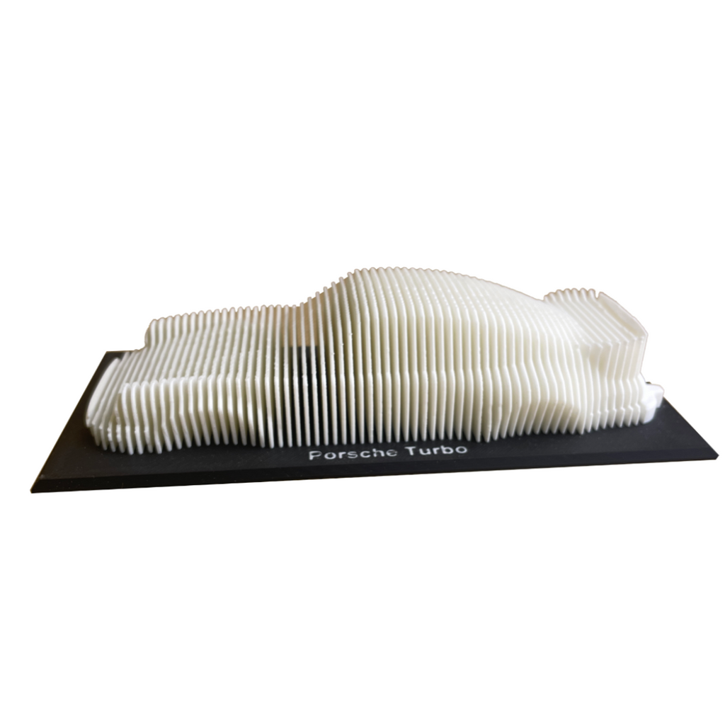 Porsche Model - Minimalist 3D Figure