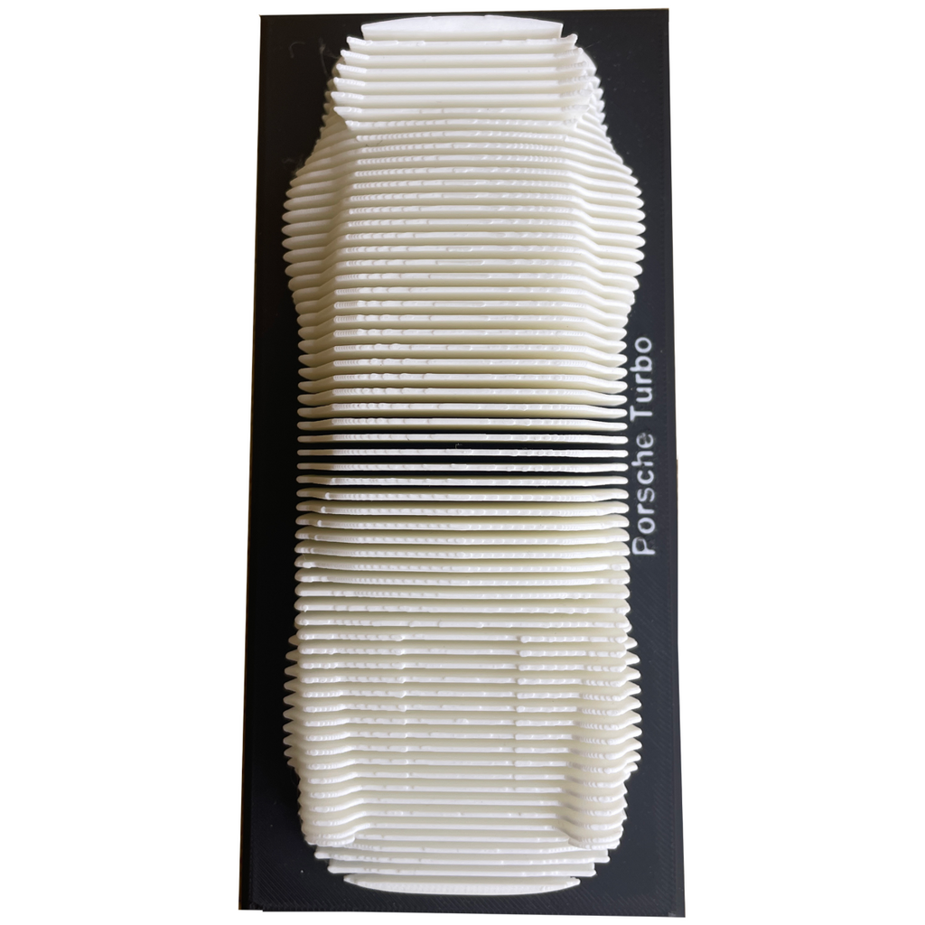 Porsche Model - Minimalist 3D Figure