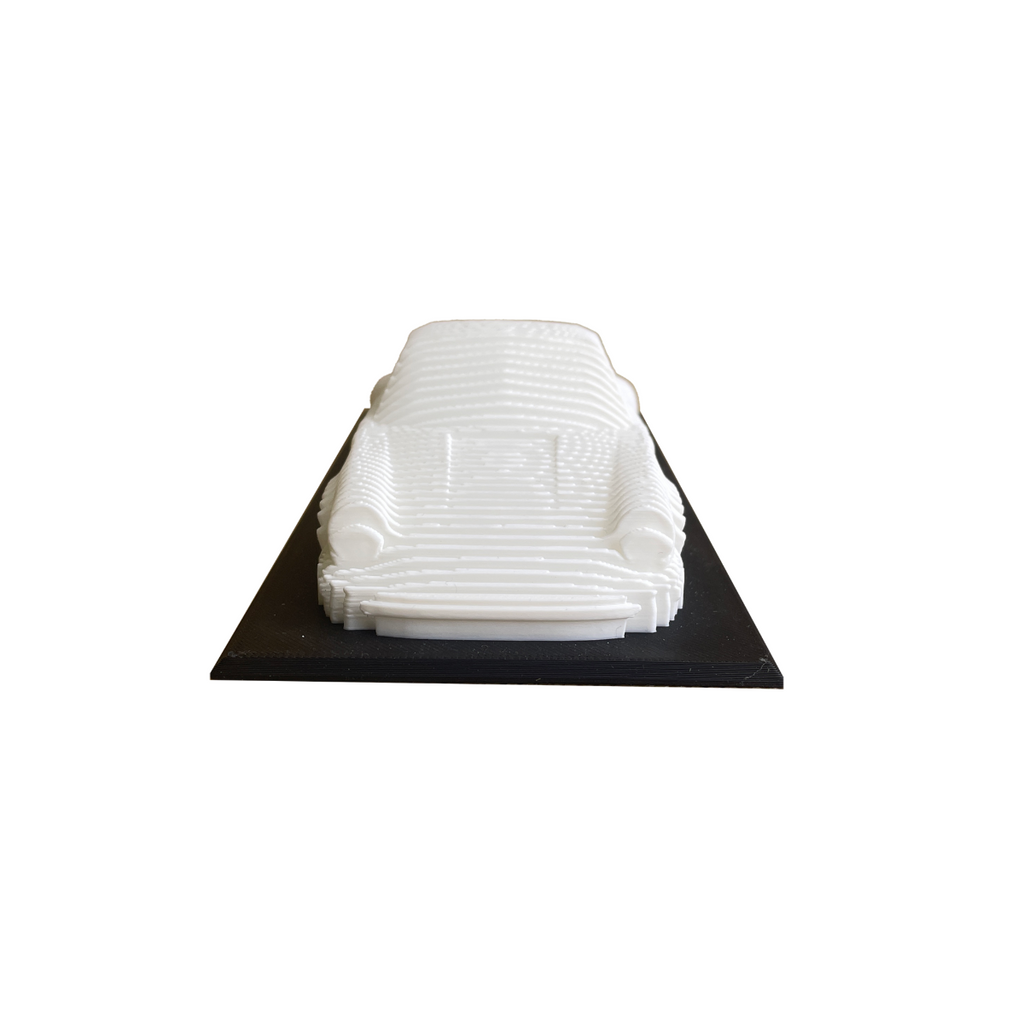 Porsche Model - Minimalist 3D Figure