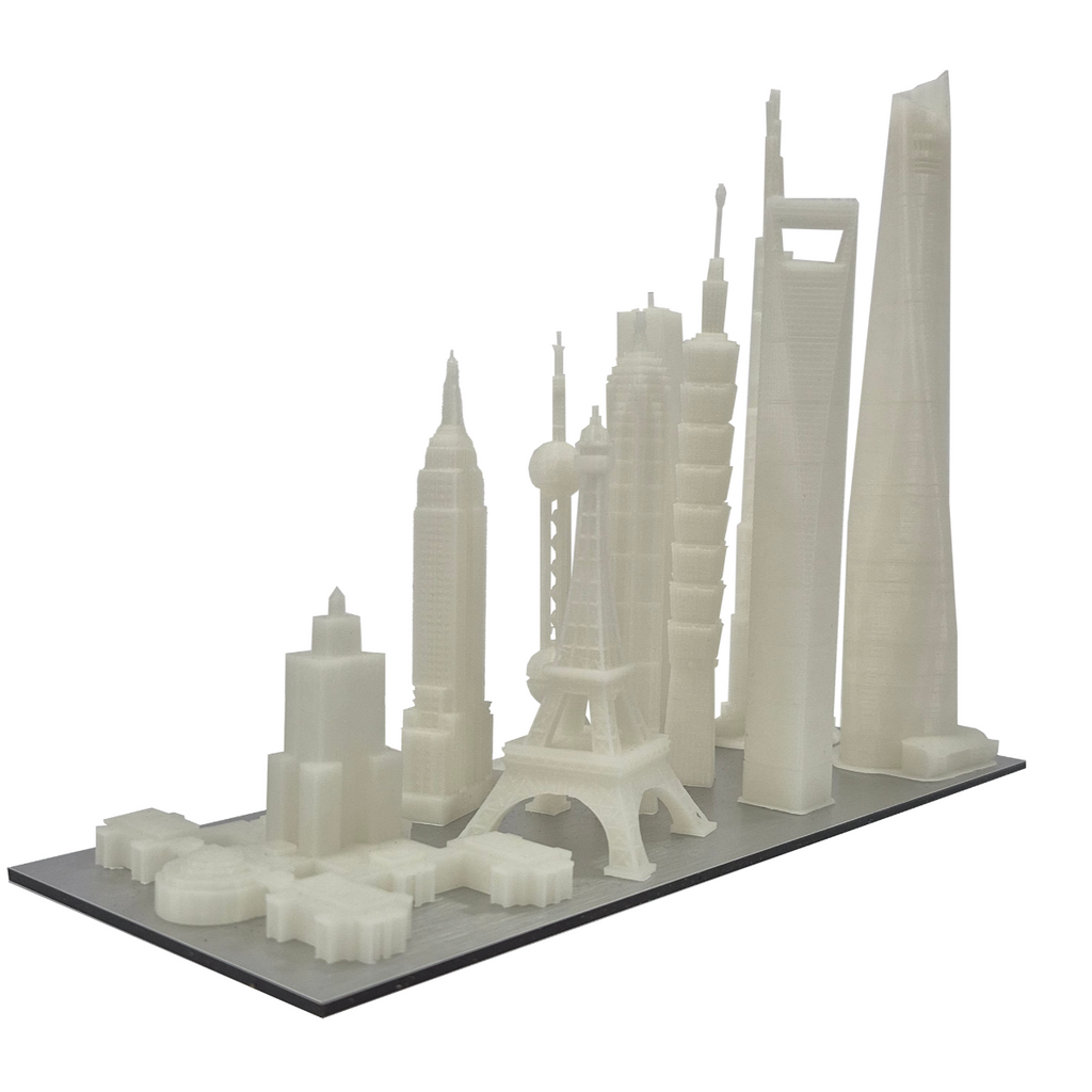 Mini Figurines of the World's Tallest Buildings - 3D Printing