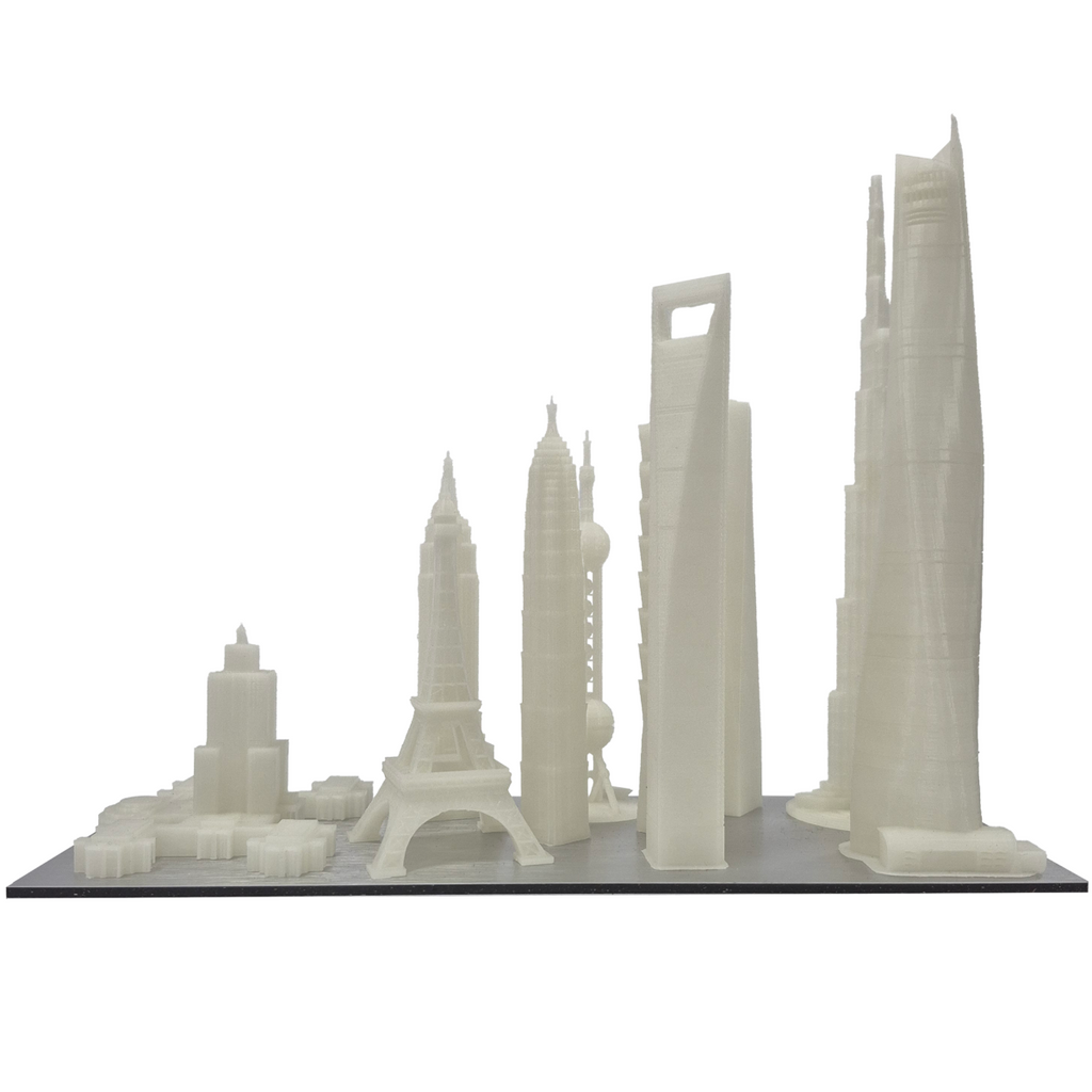 Mini Figurines of the World's Tallest Buildings - 3D Printing