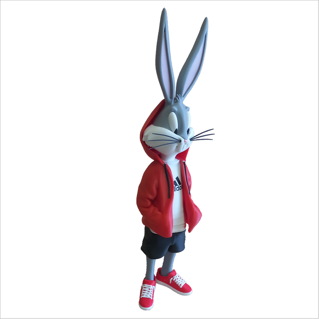 3D Figure - Rabbit Buggs in Streetwear Style