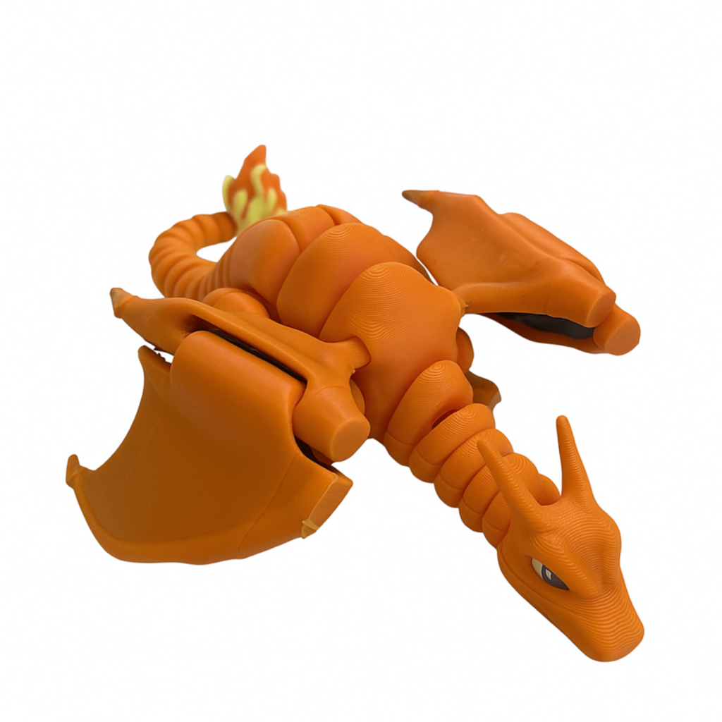 Charizard Figurine with Moving Segments - 3D Printing