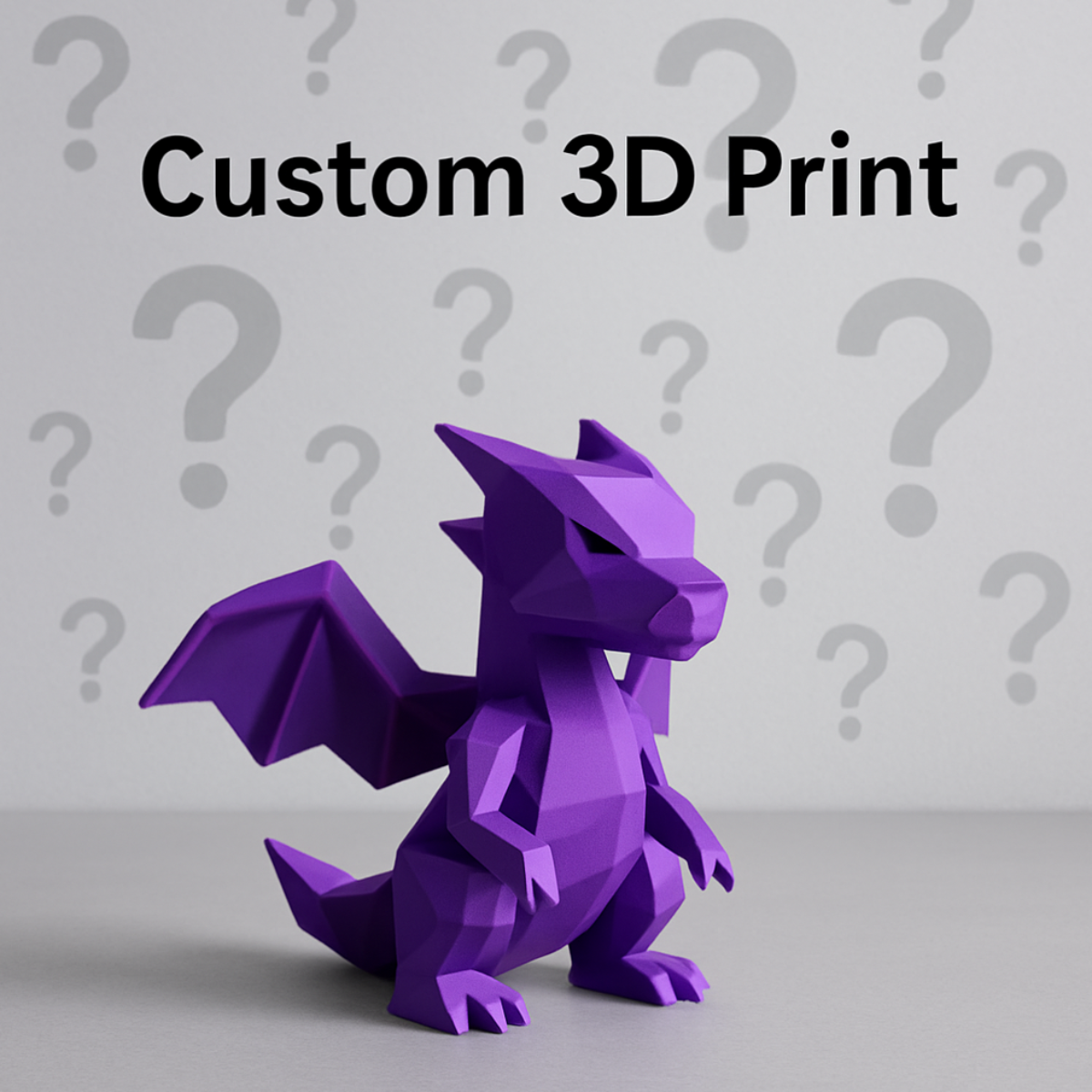 Custom 3D Model Printing to Order