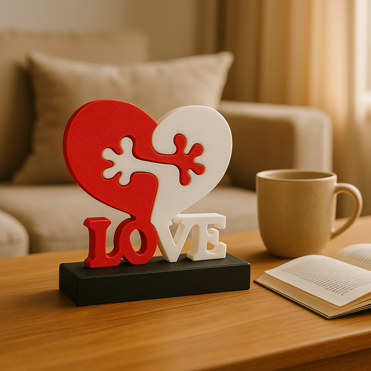 LOVE Heart Sign – 3D Decoration