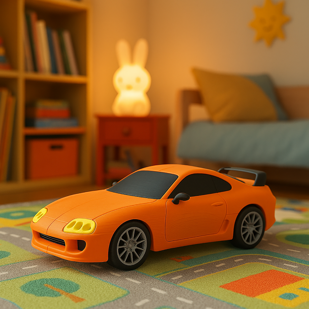 Toyota Supra Car Figurine - 3D Printing